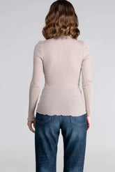 MAGLIA DONNA  BEIGE